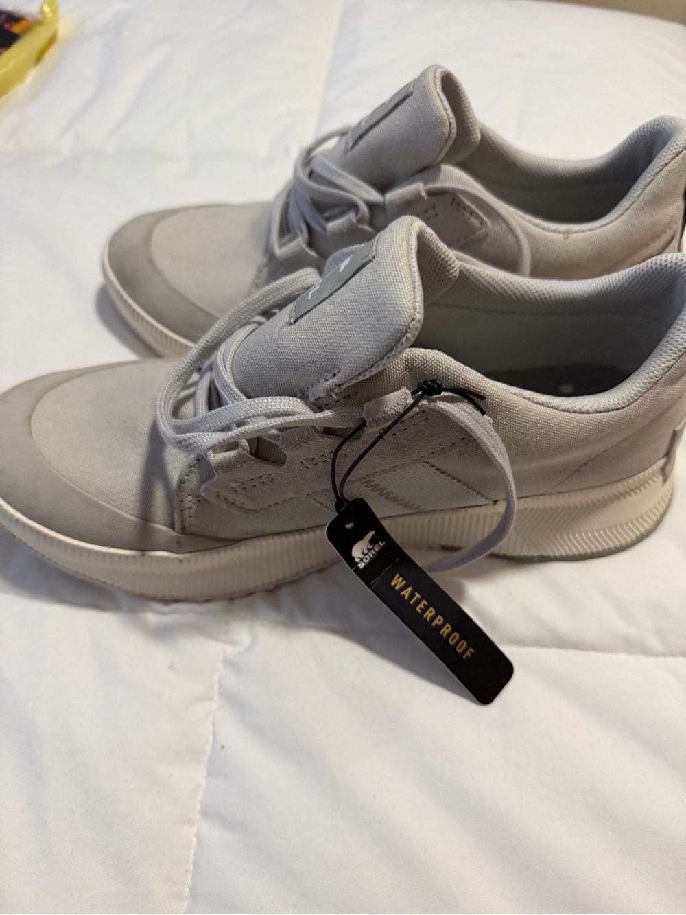 Sorel Women's Sneakers in Light Gray and White